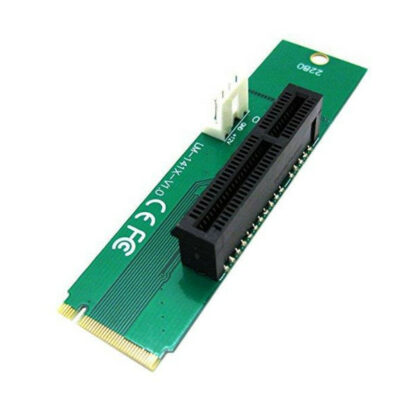 NGFF M.2 To PCI Express x1 Slot Riser Card Adapter